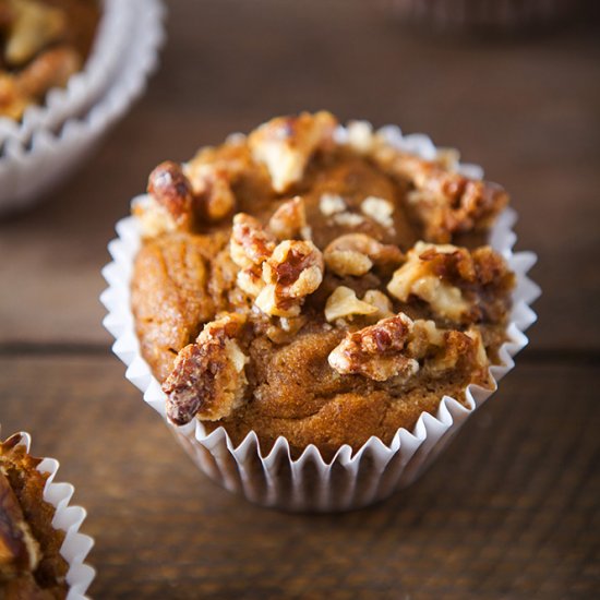 Pumpkin and Walnut Muffins