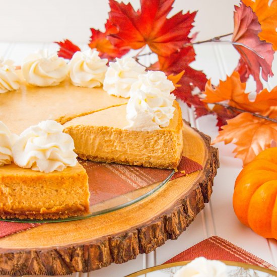 Pumpkin Chai Cheesecake