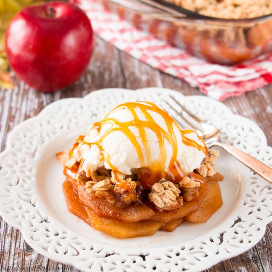 Maple Spice Apple Crisp