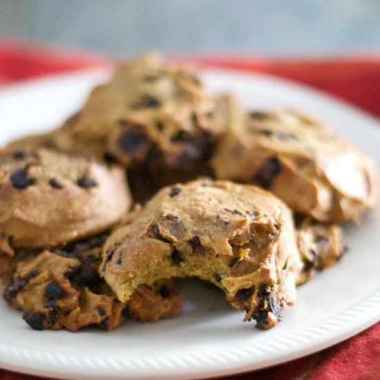 Gluten Free Pumpkin Chocolate Chip Cookie