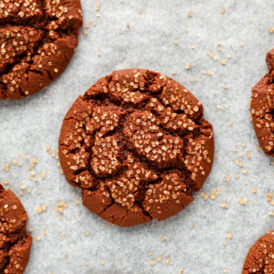 Vegan Molasses Cookies