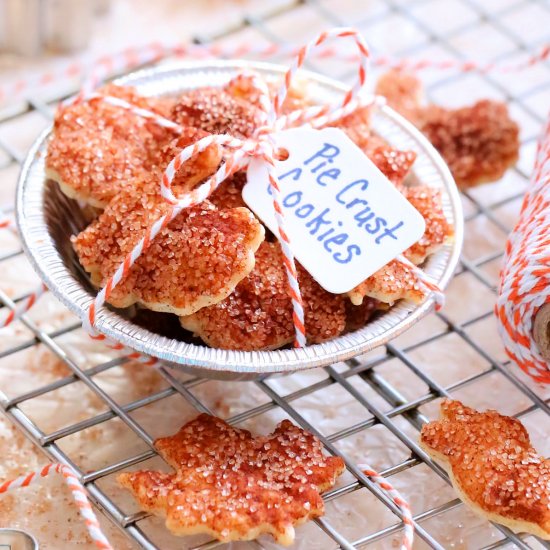 Snickerdoodle Pie Crust Cookies