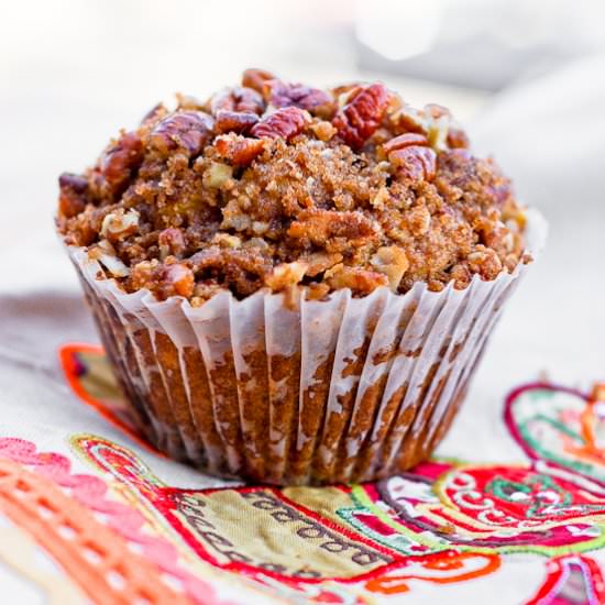 Pumpkin Pecan Muffins