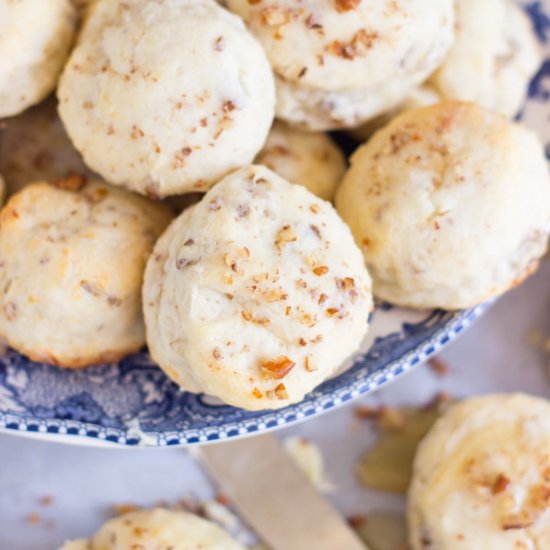 Pecan Goat Cheese Biscuits