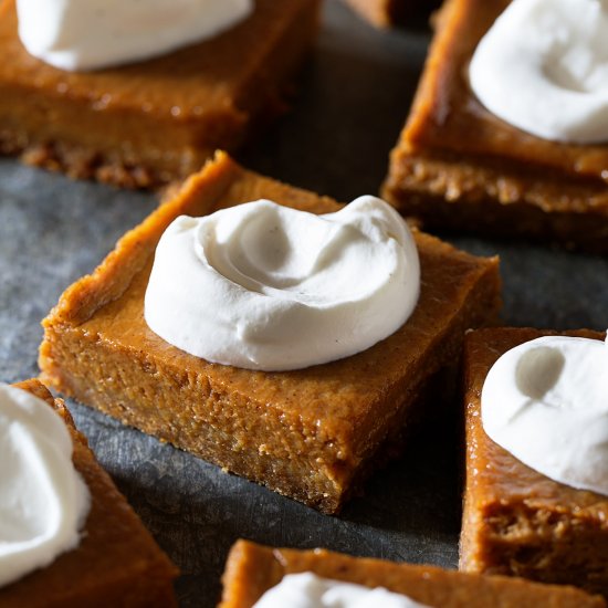 Pumpkin Pie Bars