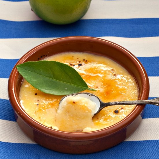 Lime Leaf Crème Brûlée