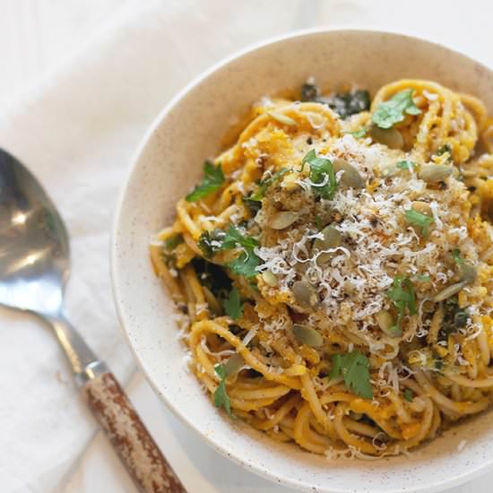 Vegan Pumpkin Bolognese