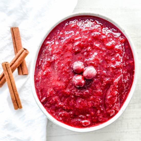 Homemade Cranberry Sauce