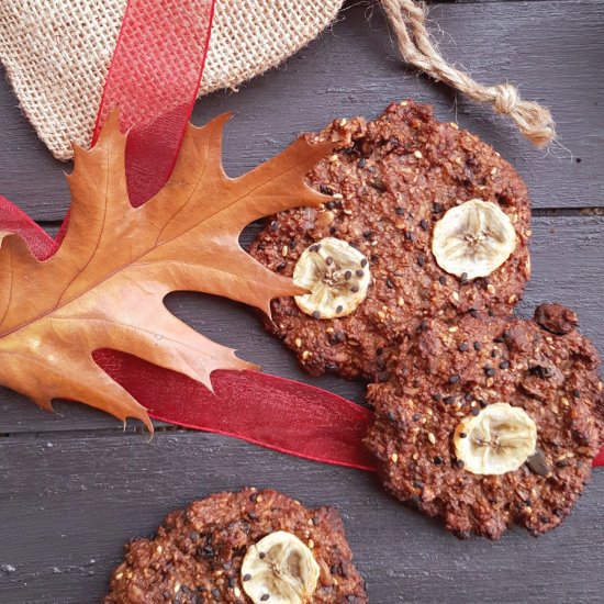 Vegan banana cookies