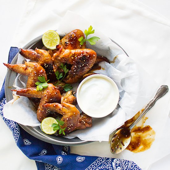 Honey Garlic Wings