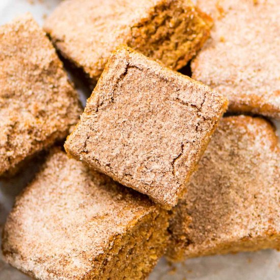 Cinnamon Blondies