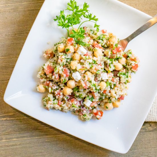 Quinoa Chickpea Tabbouleh