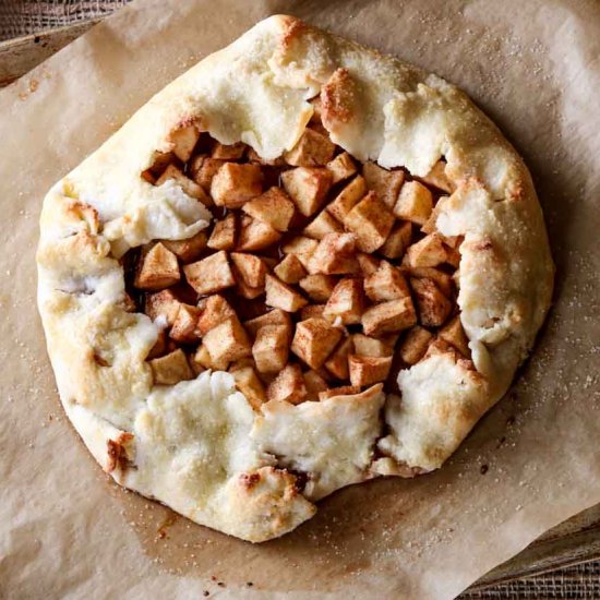 Gluten-free Cinnamon Apple Galette