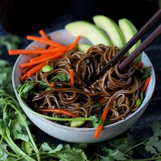 Soy Ginger Soba Noodles