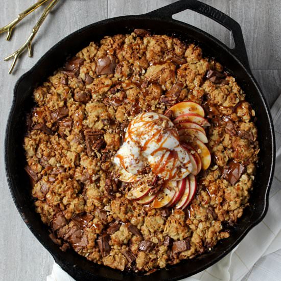 Apple Pie Skillet Cookie