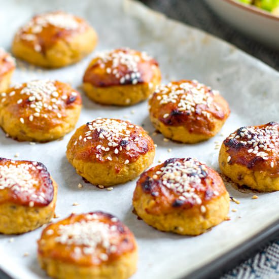 Japanese Baked Salmon Balls