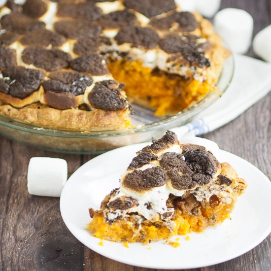 Marshmallow Sweet Potato Pie