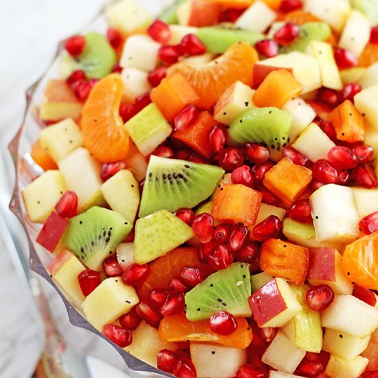 Healthy Winter Fruit Salad