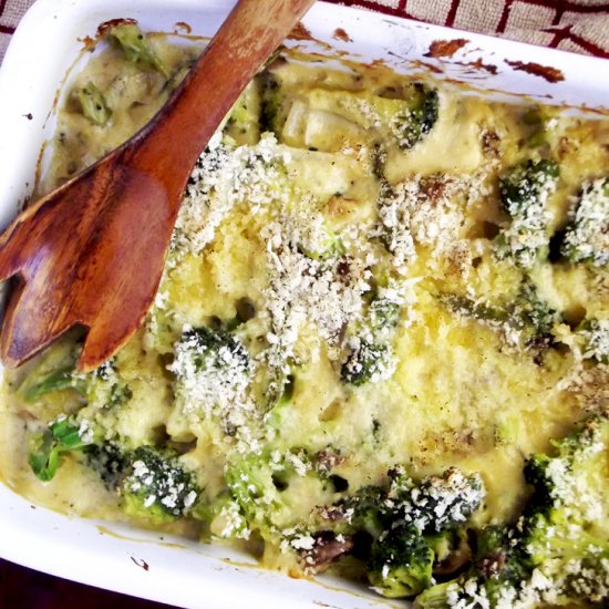 Healthy Broccoli Cheese Casserole