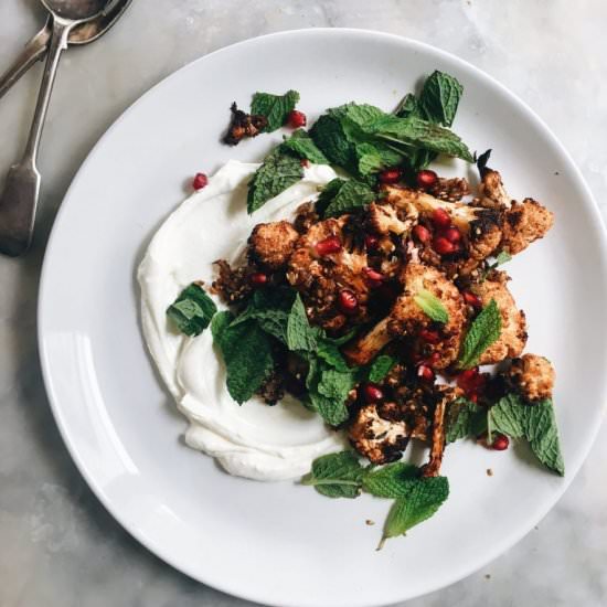 Za’atar Roasted Cauliflower Salad