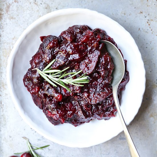 Fig Cranberry Sauce