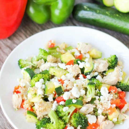 Chicken Quinoa Bowl with Veggies