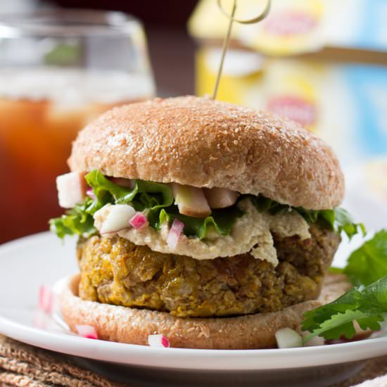 Nutty Pumpkin Burgers