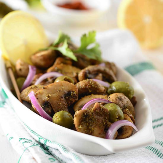 Za’atar Spiced Mushrooms