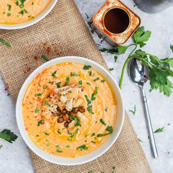 Roasted Cauliflower Soup