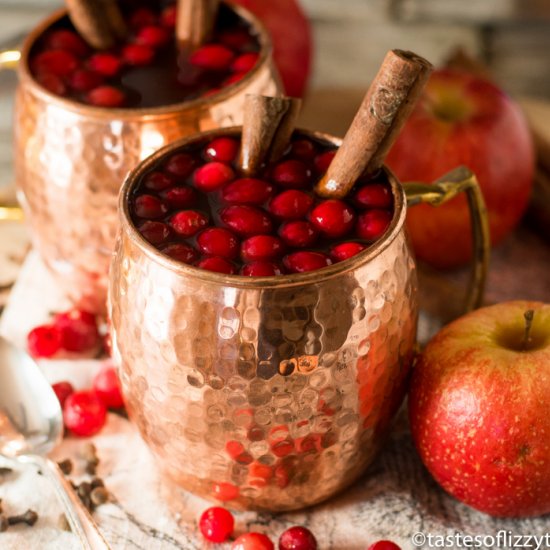 Spiced Cranberry Apple Cider