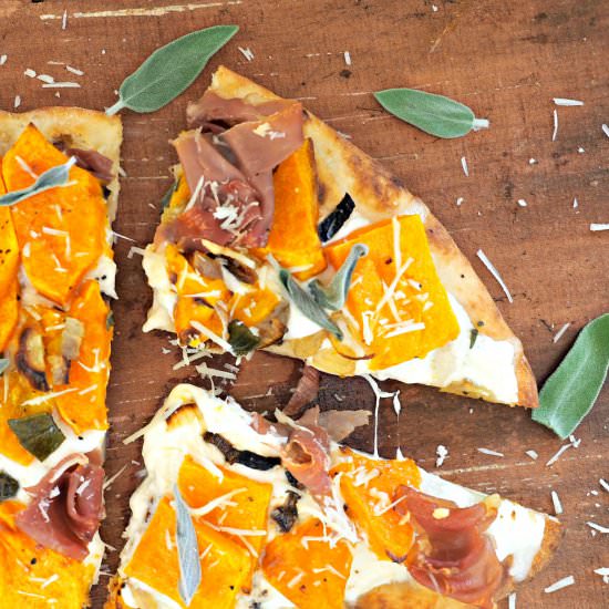 Butternut Squash & Sage Naan Pizza