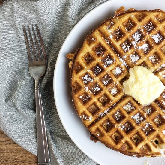 Extra Vanilla Buttermilk Waffles