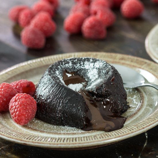 Eggless Chocolate Lava Cake