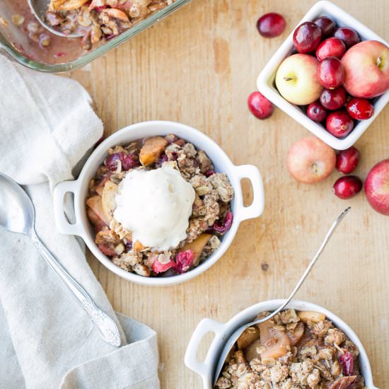 Cranberry Apple Crisp