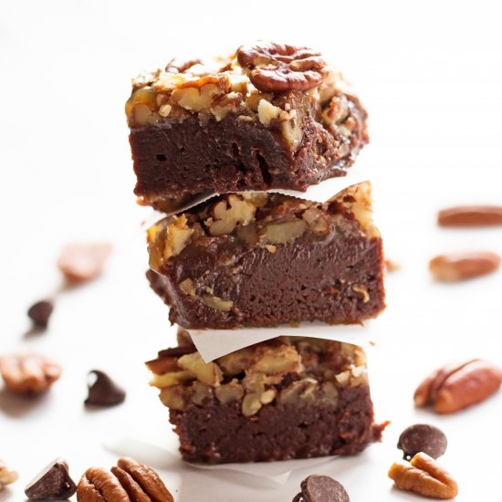 Bourbon Pecan Pie Brownies