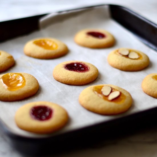 Mini Thumbprint Cookies