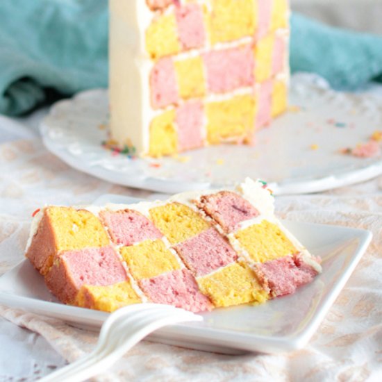 Checkerboard Cake