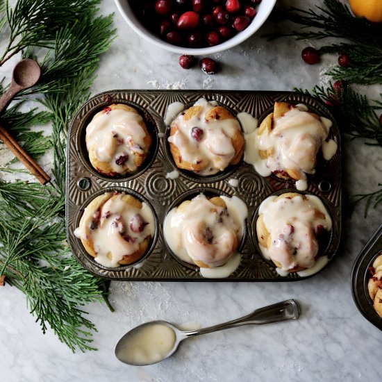 Cranberry Spice Breakfast Buns