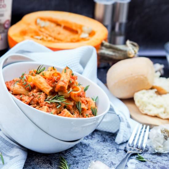 Pumpkin Chicken Bolognese