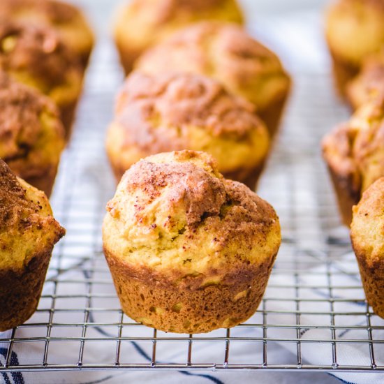 Pumpkin Maple Butter Donut Muffins