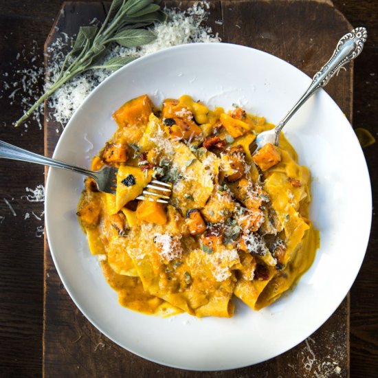 Pappardelle with Kabocha Squash