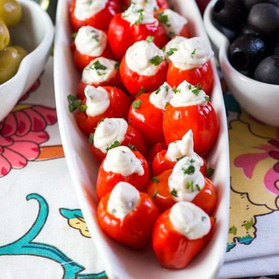 Garlic Herb Cream Cheese Peppers