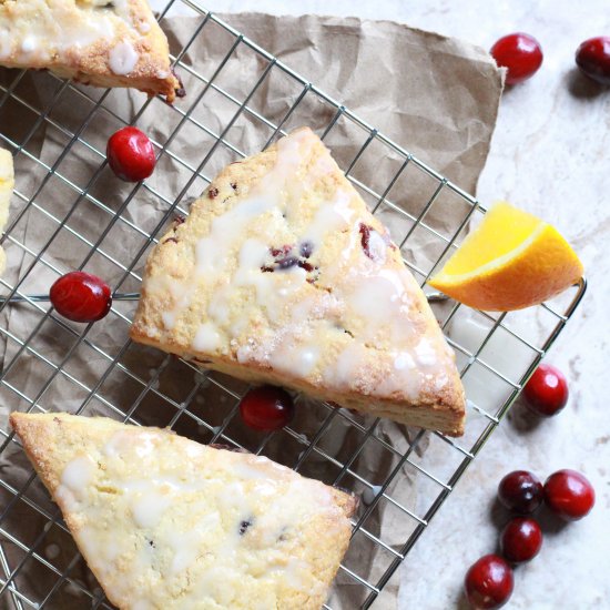 Cranberry Orange Scones