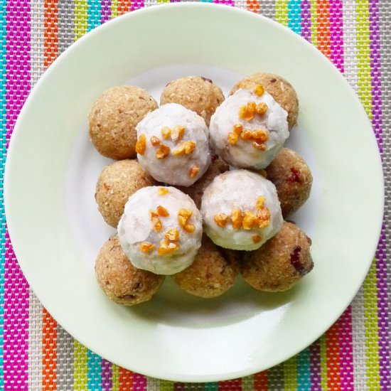 Vegan Coconut Pumpkin Truffles