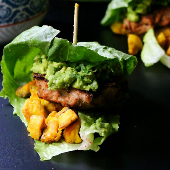 Turkey Plantain Lettuce wraps