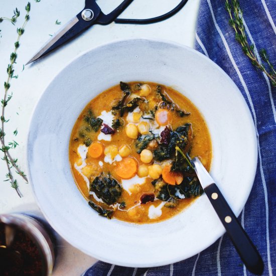 Spiced Chickpea Soup