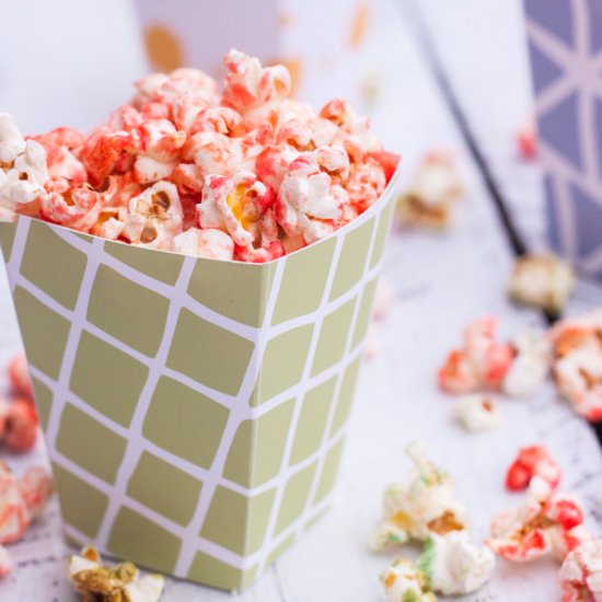 Colorful Kettle Corn