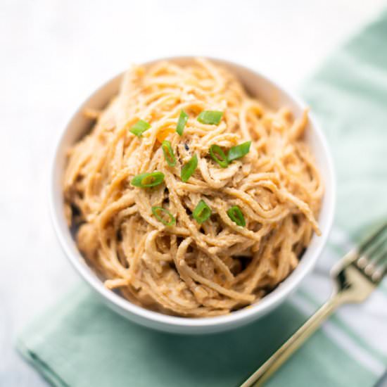 Lightened-Up Buffalo Chicken Pasta