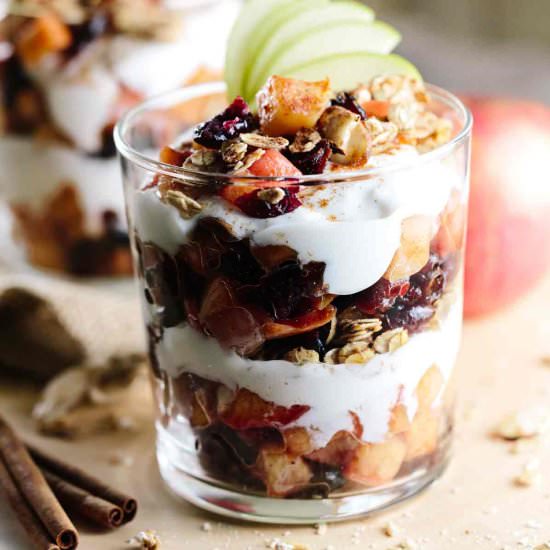 Apple Pie Yogurt Parfait