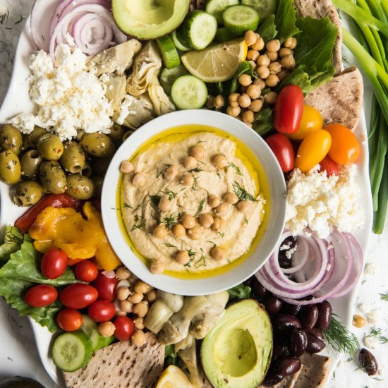 The Ultimate Hummus Plate